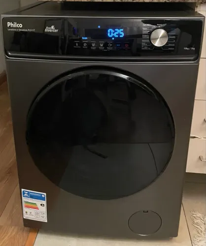 Lava e Seca Philco PLS11T 10kg/7kg - Lava Normal, Secagem com Defeito