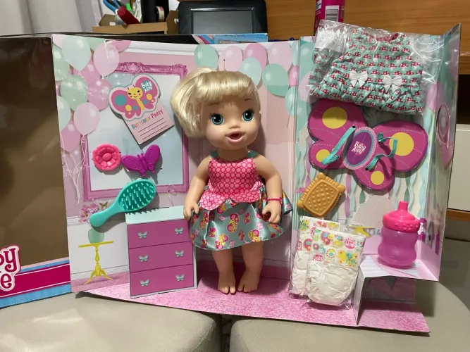 Baby Alive festa das borboletas