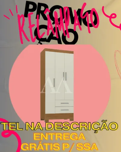 Guarda Roupa 3 Portas Entrega Grátis Hoje em ssa