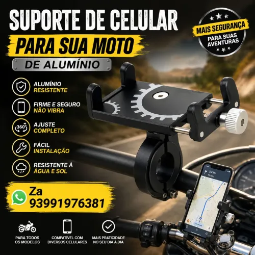 Suporte de celular para moto 