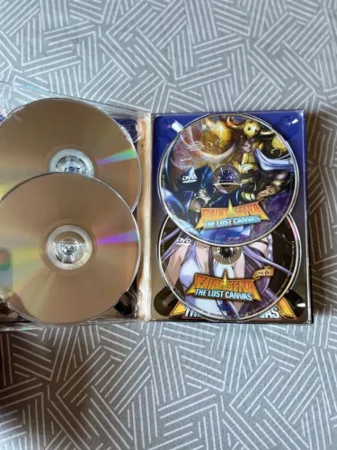 Box 6 DVDs Os Cavaleiros do Zodiaco Saint Seya The Lost Canvas