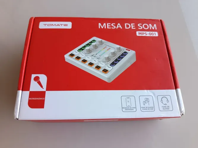 Mesa de Som Tomate MPS-001