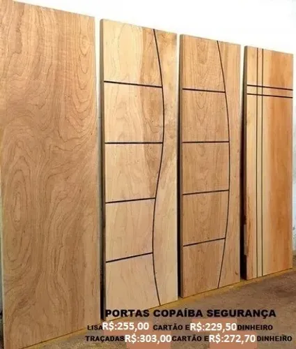 Porta de Quarto ou banheiro em Madeira
