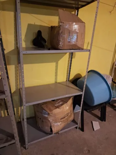Estante de aço larga 50 cm