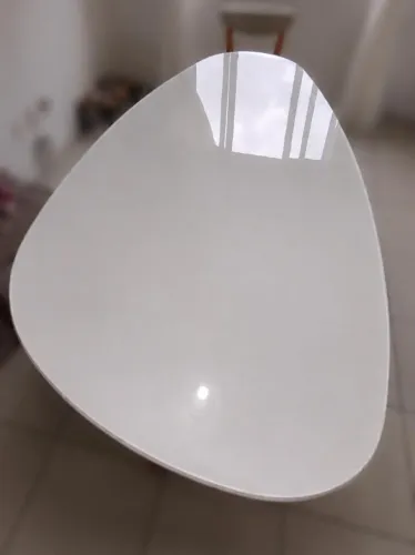 tampo orgânico com vidro pra mesa de jantar 6 lugares( Não acompanha a base)