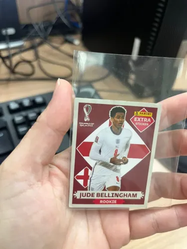 Figurinha Jude Bellingham - Bordô Legend Sticker - Copa 2022 Qatar