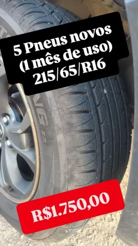 5 Pneus novos aro 16