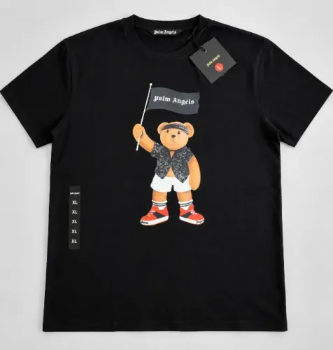 Camiseta Palm Angels Bear Preta Importada - Nova - Tam XL