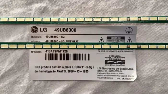 Barra de LED tv LG 49UB8300