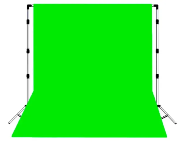 Suporte infinito fundo verde