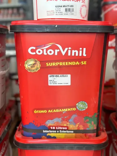 Tinta ColorVinil 18L Branca Parede