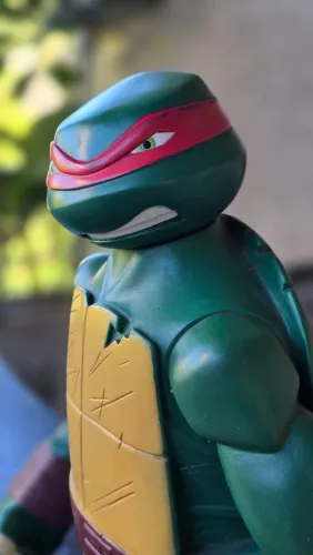 FIGURA BONECO TARTARUGA NINJA RAPHAEL GIGANTE.