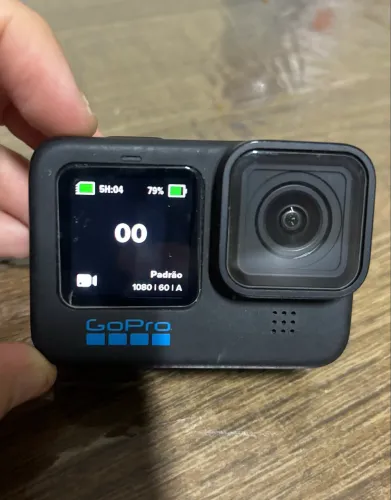 Gopro Hero 10 Black Seminova + Cartão 128GB + Suportes