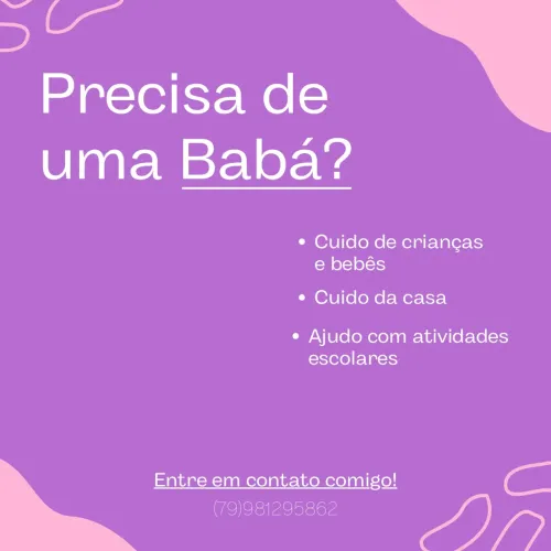 Trabalho como babá 
