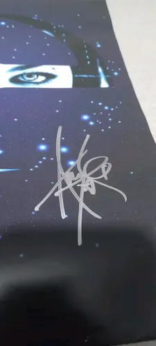 Pôster Evanescence Autografado Pela Vocalista Amy Lee