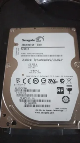 Hd Seagate 500 GB para notebook ou desktop