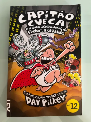 Livro Capitão Cueca Volume 12