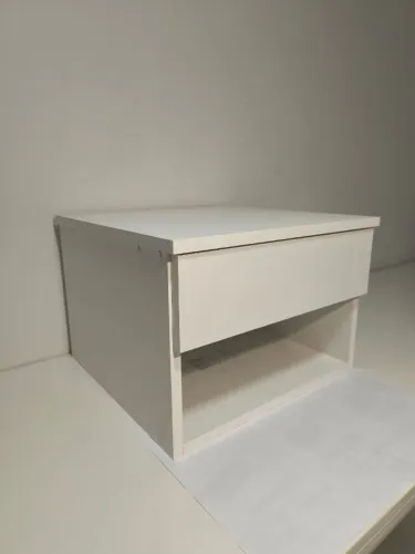 Mesa de Cabeceira Suspensa Moderno MDF