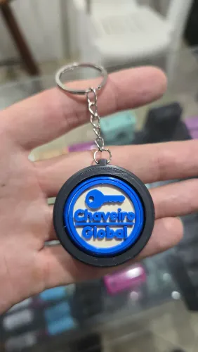 Chaveiro personalizado 3D