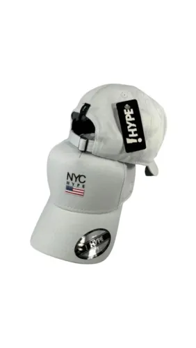 Boné Masculino Hype Aba Curva Branco