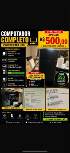 PC com Placa de Vídeo NVIDIA
