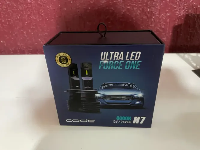 Par de farol Super Led Techone 8000k H7