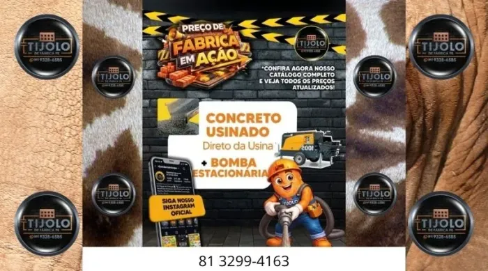 disk concreto usinado direto da usina só pague na entrega 