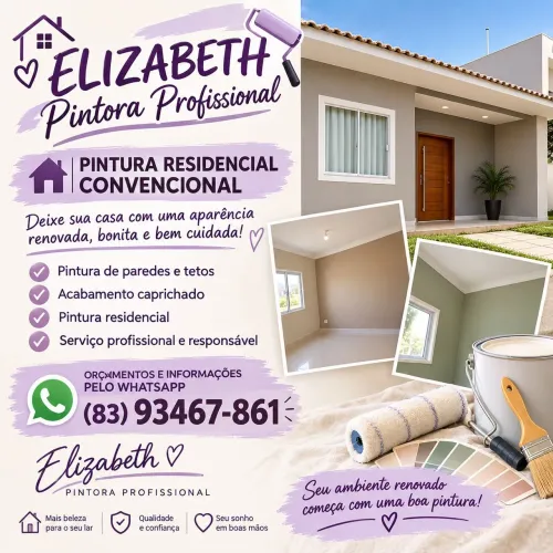Pintura residencial e predial