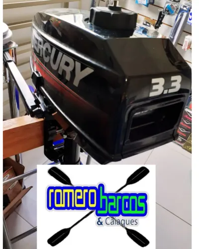 MOTOR DE POPA 3.3 HP MERCURY NOVO 