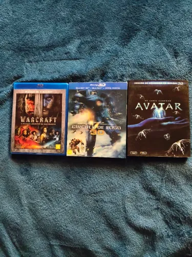 Vendo kit de 3 filmes Blu Ray imperdíveis