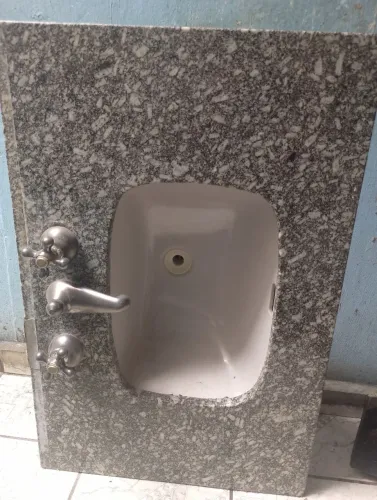 Pia para banheiro de mármore!
