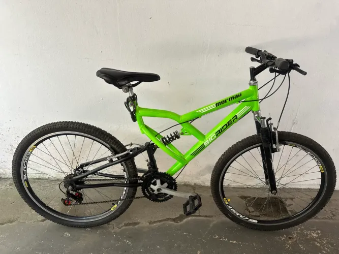 Bicicleta 26 verde limão, MORMAI