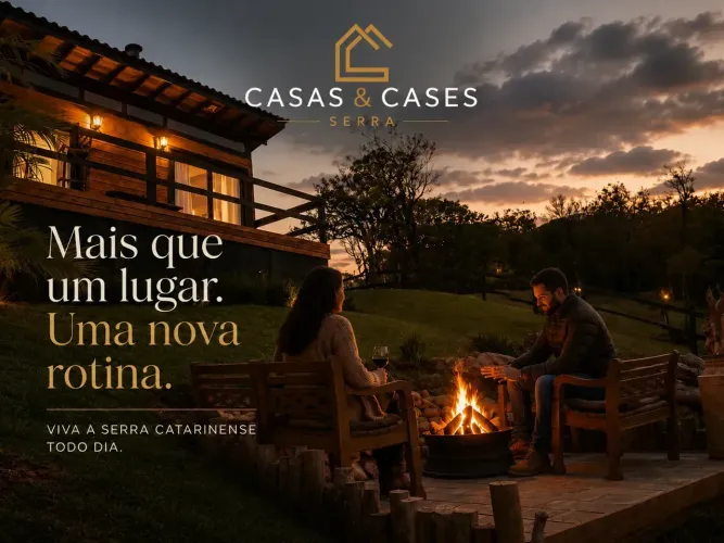 Belíssimo chalé, oferece uma combinação especial entre conforto, privacidade e natureza.