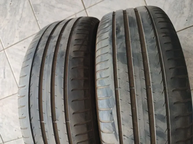 PAR DE PNEUS 205/55/17 PIRELLI COM 70% DE BORRACHA ORIGINAL SEM DEFEITO