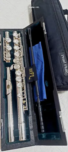 Flauta Pearl 665 (cabeça PF-525) Original Japan Atelier mFL