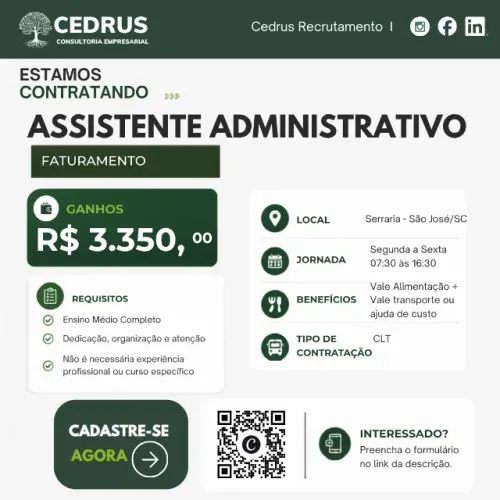 Auxiliar Administrativo - Faturamento