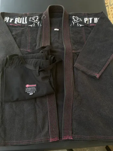 kimono pitbull a1 calça atama usado jiu jitsu 