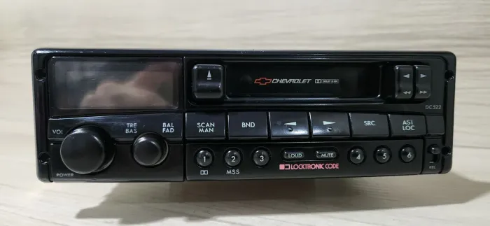 Rádio toca-fitas chevrolet DC522