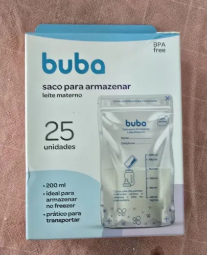 Sacos de armazenar leite materno - Buba