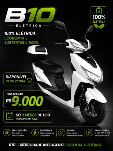 Scooter elétrica poucos meses de uso