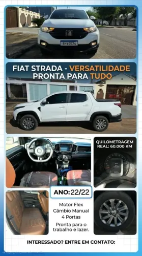 Fiat Strada Freedom 1.3 Flex 8V CD 2022