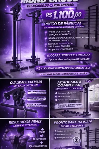 Mono-Cross Musculação academia