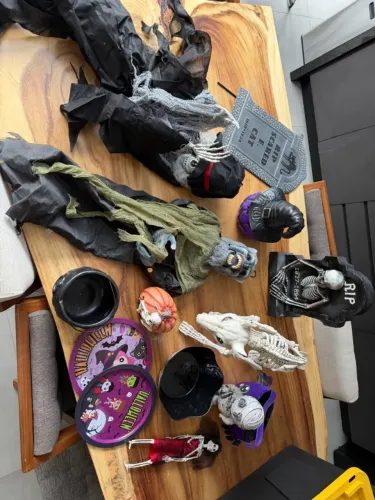 ? LOTE COMPLETO DE DECORAÇÃO DE HALLOWEEN