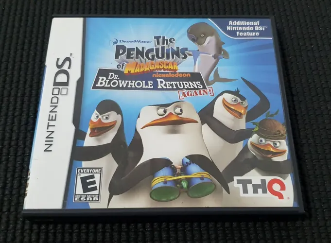 THE PINGUINS  NINTENDO DS ORIGINAL COM MANUAL