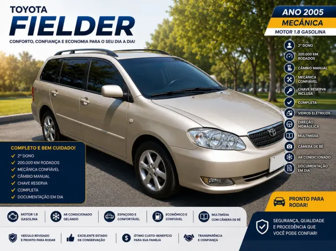Toyota Corolla Fielder SW 1.8/1.8 XEI Flex MEC 2005