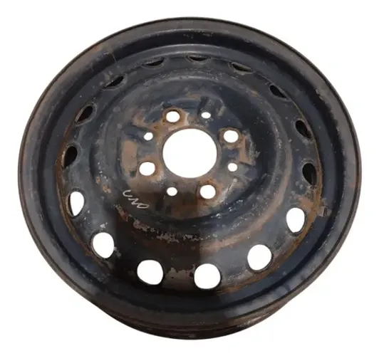 Roda Ferro Aro 13 Fiat Fiorino Uno Siena 1.0  1995 1996 1997 Preto