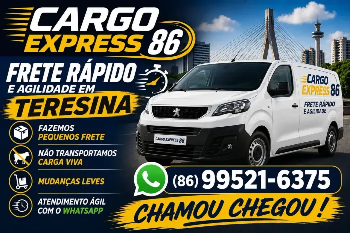 Frete rápido em Teresina