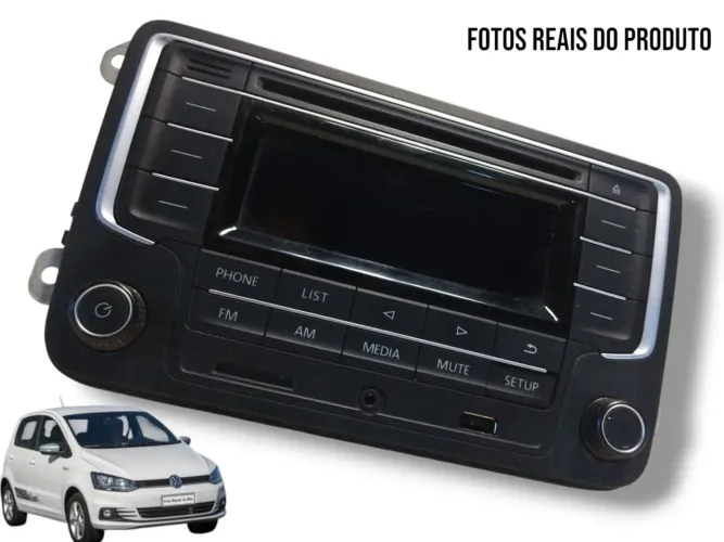 Rádio Automotivo Vw/novo Fox Cl Mb 2016 6rf 035 184 Original