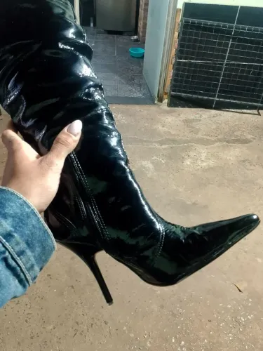 Bota BOTERO CANO ALTO PRETA N°33