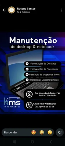 Manutenção computadores e notebooks leia descrição  